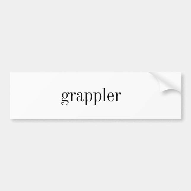 Autocollant De Voiture adhésif pour pare-chocs de grappler (Devant)