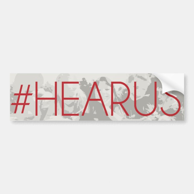 Autocollant De Voiture Adhésif pour pare-chocs de #HEARUS (Devant)