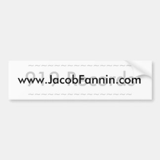 Autocollant De Voiture Adhésif pour pare-chocs de Jacob Fannin