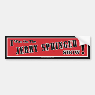 Autocollant De Voiture Adhésif pour pare-chocs de Jerry Springer