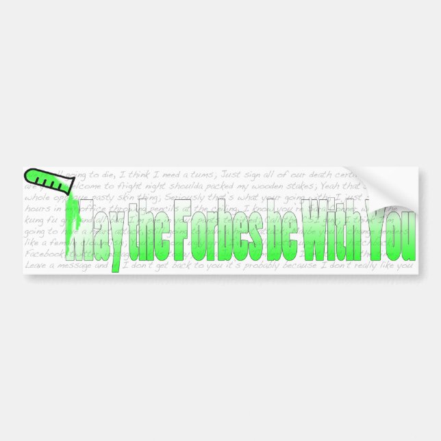 Autocollant De Voiture Adhésif pour pare-chocs de JT (Devant)