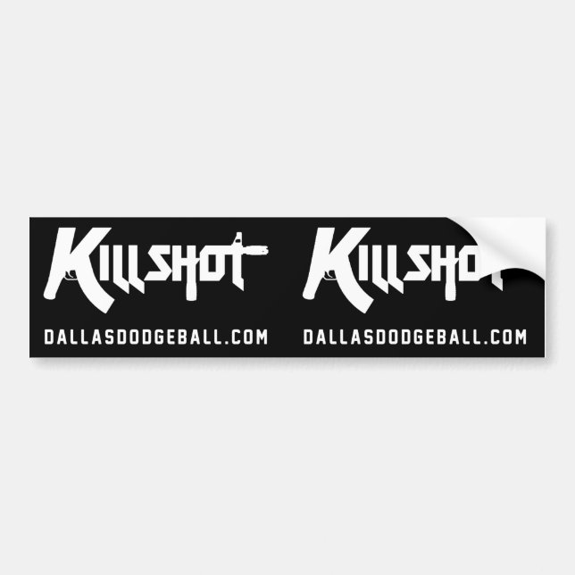 Autocollant De Voiture Adhésif pour pare-chocs de KILLSHOT Dodgeball (Devant)