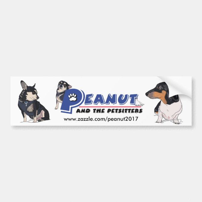 Autocollant De Voiture Adhésif pour pare-chocs de la publicité d'arachide (Devant)