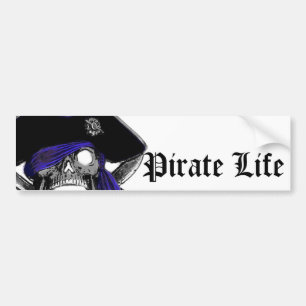 Autocollant De Voiture Adhésif pour pare-chocs de la vie de pirate