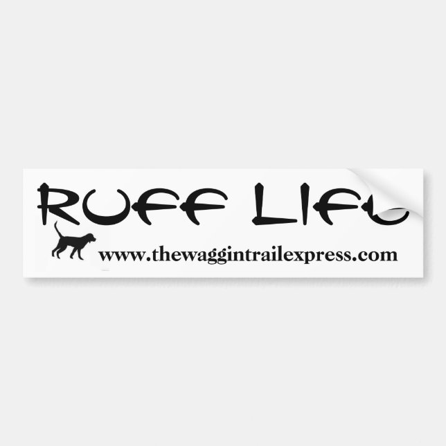 Autocollant De Voiture Adhésif pour pare-chocs de la VIE de RUFF (Devant)