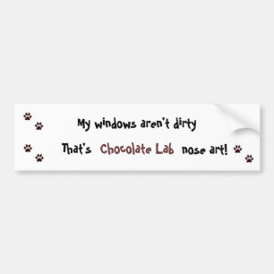 Autocollant De Voiture Adhésif pour pare-chocs de laboratoire de chocola