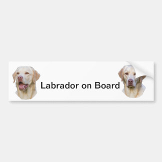 Autocollant De Voiture adhésif pour pare-chocs de Labrador