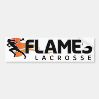 Autocollant De Voiture Adhésif pour pare-chocs de lacrosse de flammes