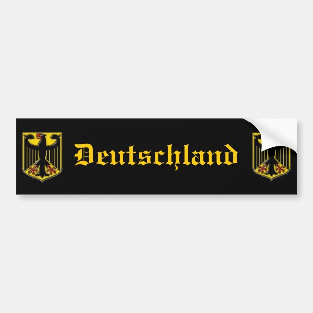 Autocollant De Voiture Adhésif pour pare-chocs de l'Allemagne (Devant)