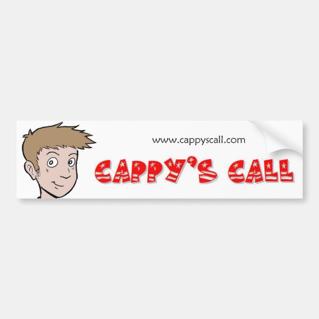 Autocollant De Voiture Adhésif pour pare-chocs de l'appel de Cappy (Devant)