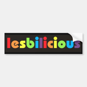 Autocollant De Voiture Adhésif pour pare-chocs de Lesbilicious (bannièr