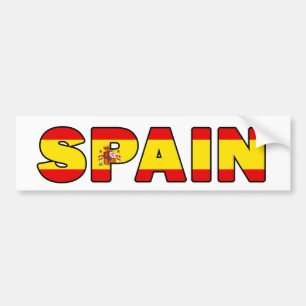 Autocollant De Voiture Adhésif pour pare-chocs de l'Espagne
