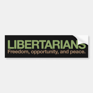 Autocollant De Voiture Adhésif pour pare-chocs de libertaires