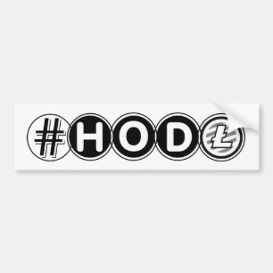 Autocollant De Voiture Adhésif pour pare-chocs de Litecoin de #HODL