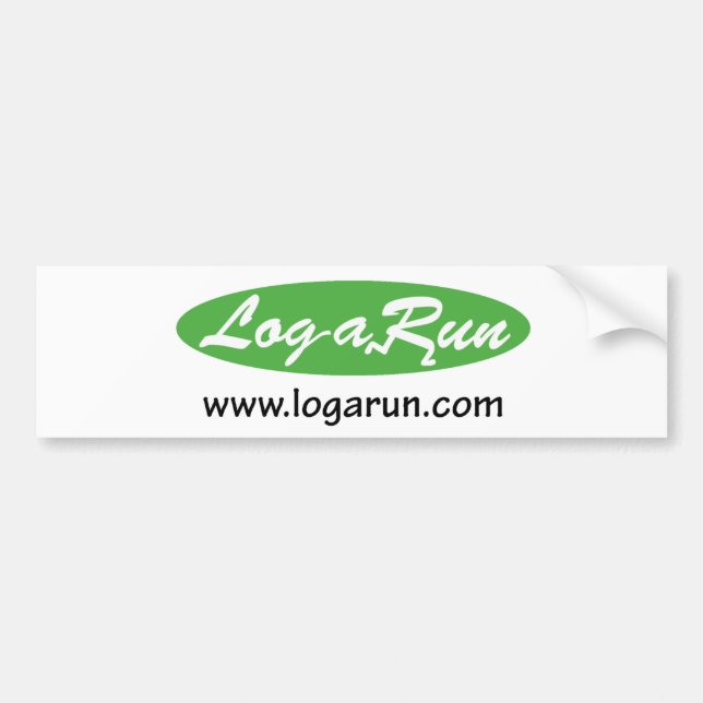 Autocollant De Voiture adhésif pour pare-chocs de Logarun.com (Devant)