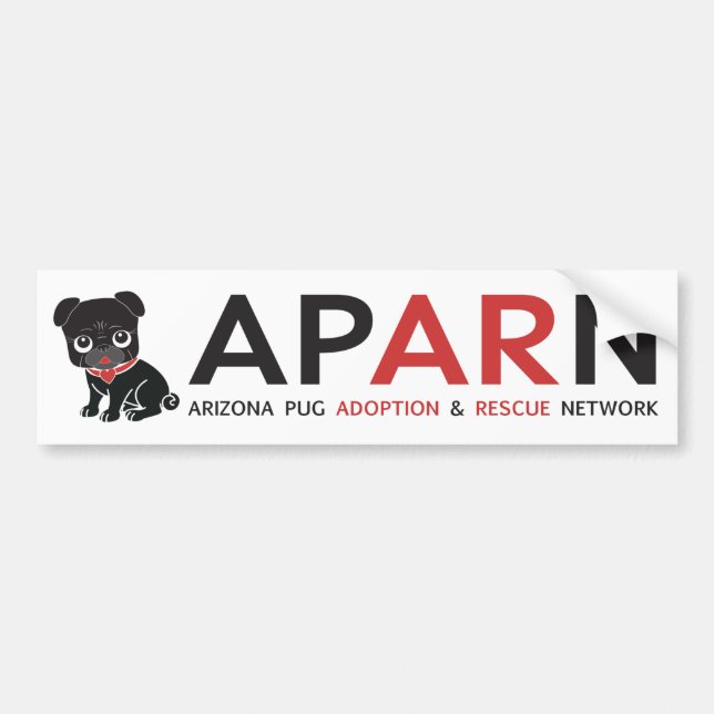 Autocollant De Voiture Adhésif pour pare-chocs de logo d'APARN (Devant)