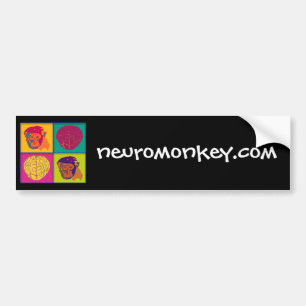 Autocollant De Voiture Adhésif pour pare-chocs de logo de Neuromonkey