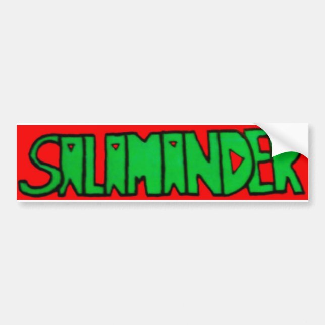 Autocollant De Voiture Adhésif pour pare-chocs de logo de salamandre (Devant)