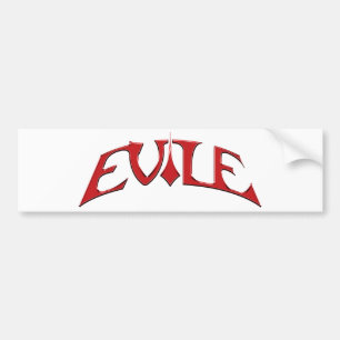 Autocollant De Voiture Adhésif pour pare-chocs de logo d'Evile