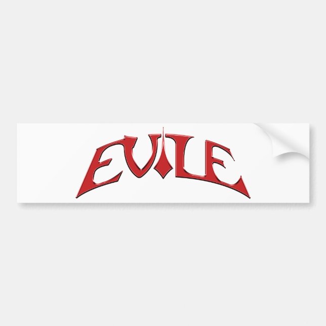Autocollant De Voiture Adhésif pour pare-chocs de logo d'Evile (Devant)