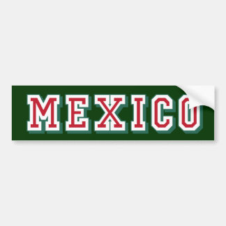 Autocollant De Voiture Adhésif pour pare-chocs de logo du Mexique pour