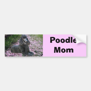 Autocollant De Voiture Adhésif pour pare-chocs de maman de caniche