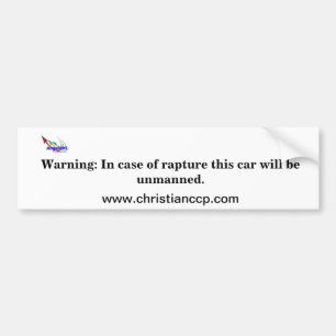 Autocollant De Voiture Adhésif pour pare-chocs de message de CCP