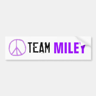 Autocollant De Voiture Adhésif pour pare-chocs de Miley d'équipe