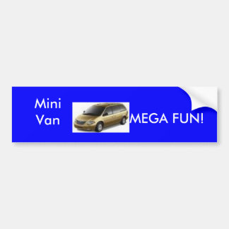 Autocollant De Voiture Adhésif pour pare-chocs de Mini Van MEGA FUN