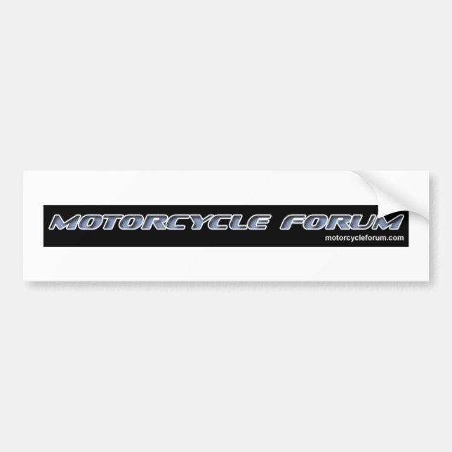 Autocollant De Voiture adhésif pour pare-chocs de motorcycleforum.com (Devant)