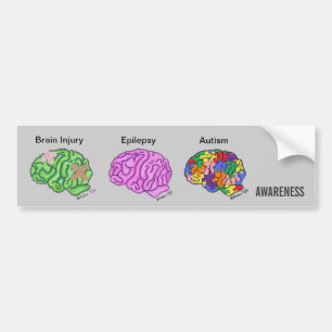 Autocollant De Voiture Adhésif pour pare-chocs de Multi-Cerveau