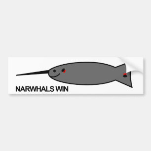 Autocollant De Voiture Adhésif pour pare-chocs de Narwhal
