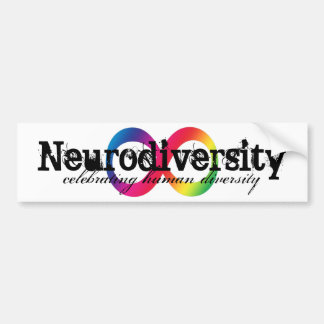 Autocollant De Voiture Adhésif pour pare-chocs de Neurodiversity