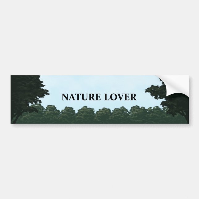 Autocollant De Voiture adhésif pour pare-chocs de panorama de paysage (Devant)