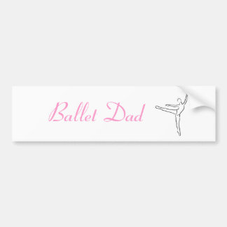 Autocollant De Voiture Adhésif pour pare-chocs de papa de ballet