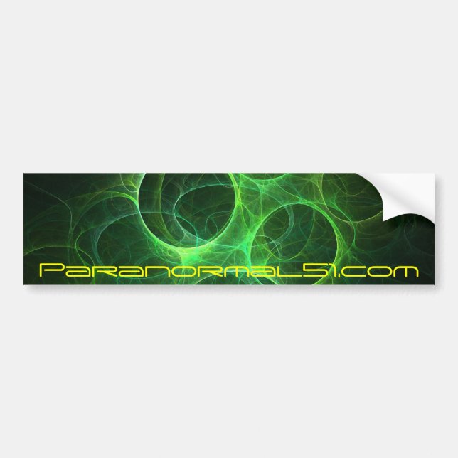 Autocollant De Voiture adhésif pour pare-chocs de Paranormal51.com (Devant)