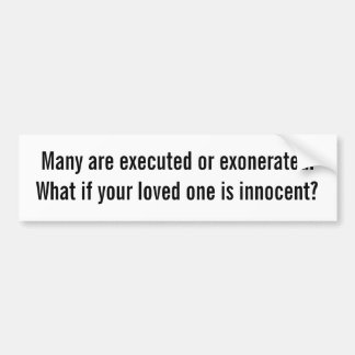 Autocollant De Voiture Adhésif pour pare-chocs de peine de mort et