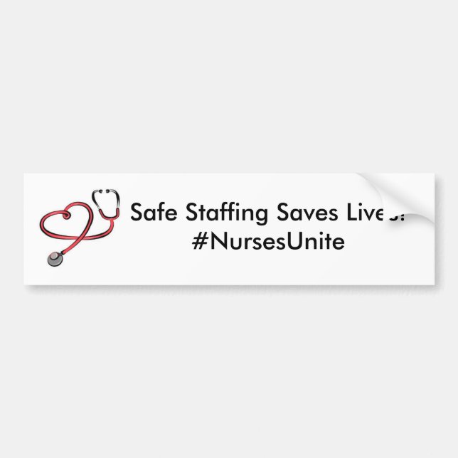 Autocollant De Voiture Adhésif pour pare-chocs de personnel sûr (Devant)