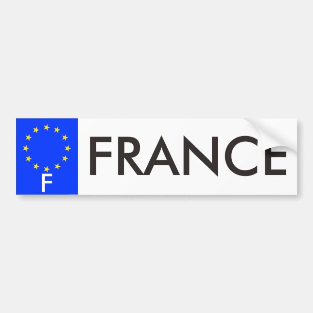 Autocollant De Voiture Adhésif pour pare-chocs de plaque minéralogique (Devant)
