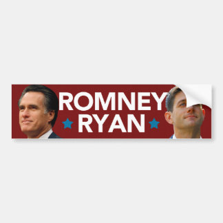 Autocollant De Voiture Adhésif pour pare-chocs de portrait de Romney Ryan