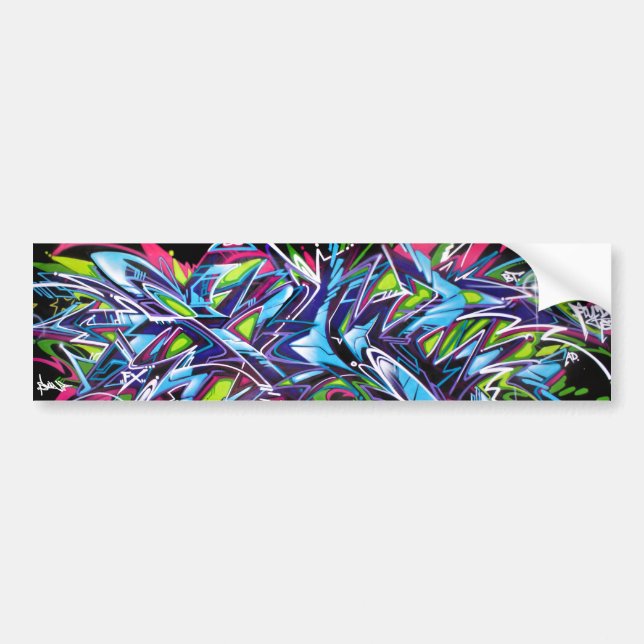 Autocollant De Voiture Adhésif pour pare-chocs de Psychadelic (Devant)