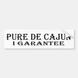 Autocollant De Voiture Adhésif pour pare-chocs de Pure De Cajun