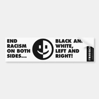 Autocollant De Voiture Adhésif pour pare-chocs de racisme de fin