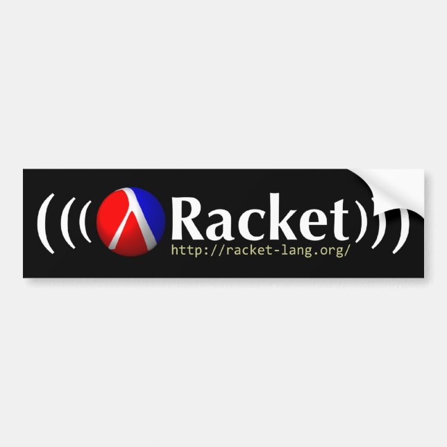Autocollant De Voiture Adhésif pour pare-chocs de raquette (Devant)