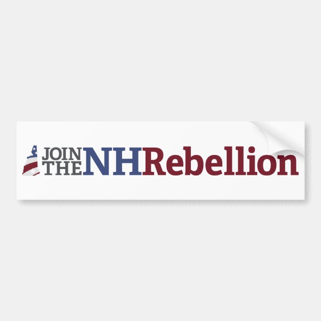 Autocollant De Voiture Adhésif pour pare-chocs de rébellion de NH (Devant)