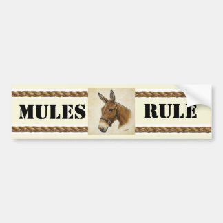 Autocollant De Voiture Adhésif pour pare-chocs de règle de mules