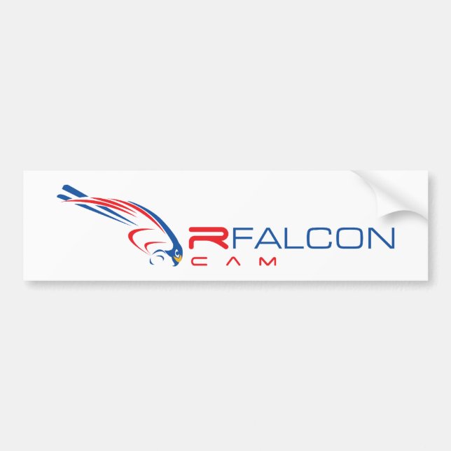 Autocollant De Voiture Adhésif pour pare-chocs de RFalconcam (Devant)