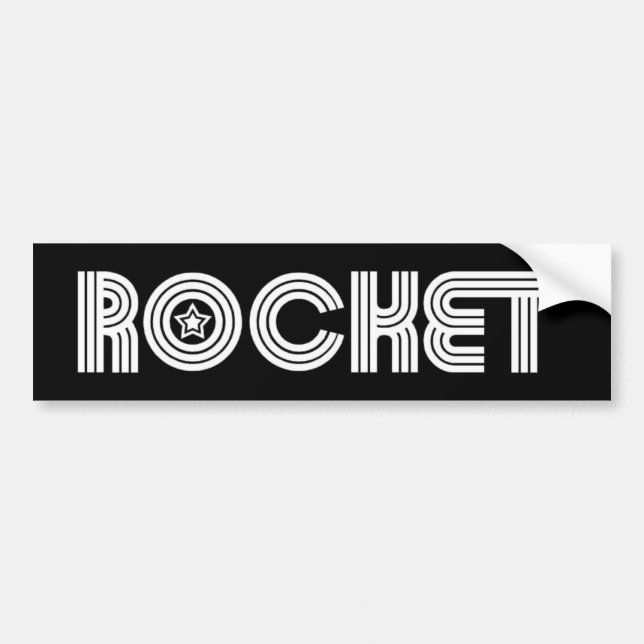 Autocollant De Voiture Adhésif pour pare-chocs de Rocket (Devant)