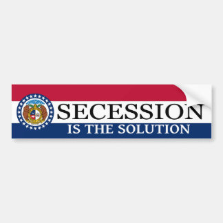 Autocollant De Voiture Adhésif pour pare-chocs de secession du Missouri
