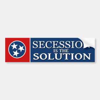 Autocollant De Voiture Adhésif pour pare-chocs de secession du Tennessee